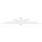 Ekena Millwork Kennewick Architectural Grade PVC Gable Bracket, 108"W x 18"H x 4"D x 6"F, 4/12 Pitch GBP108X18X0406KEN00 - alternate 3